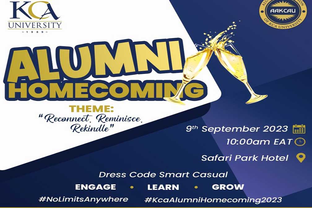 KCAU Alumni Homecoming banner